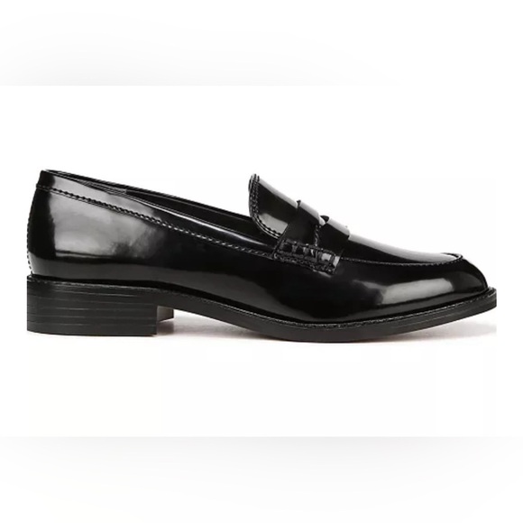 Franco Sarto Women's Alora Round Toe Black Penny Loafers Shoes Size 8 NIB - Picture 2 of 10